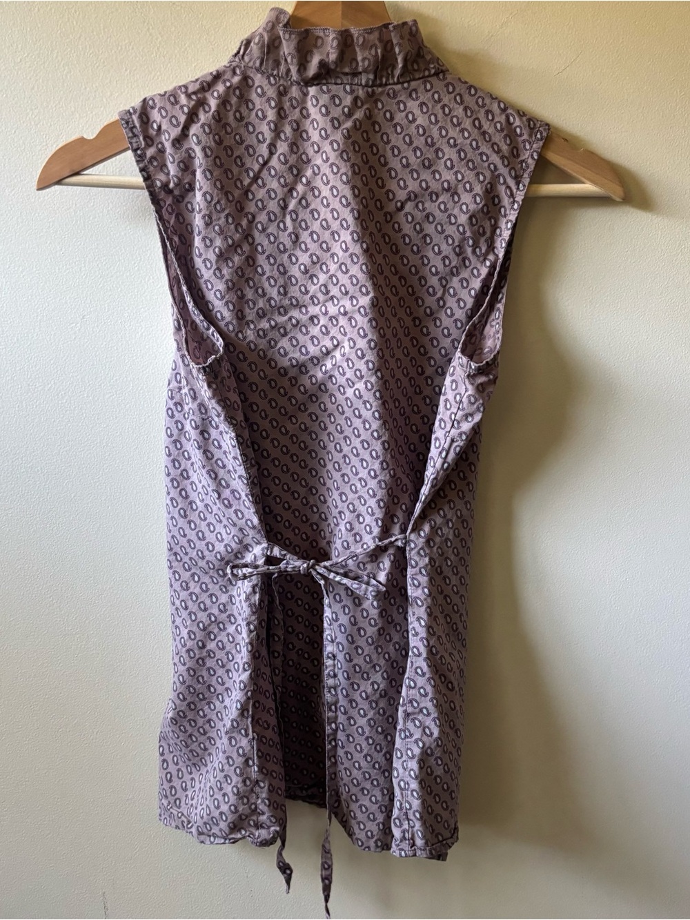 Merona Lilac Ruffle Front Sleeveless Top - Picture 5 of 8